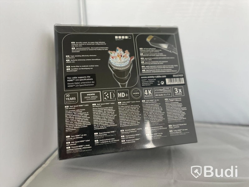Avinity HDMI 2.0 Cabel 3st. Ny, Obruten förpackning