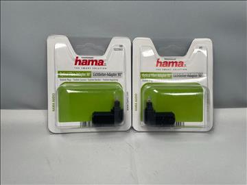 Hama Optical Fiber Adapter 90grader Toslink. Ny, Obruten förpackning