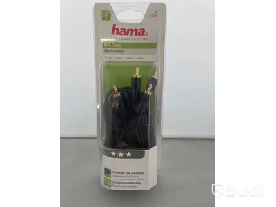 Hama RCA Cabel, 4 st. Ny, Obruten förpackning