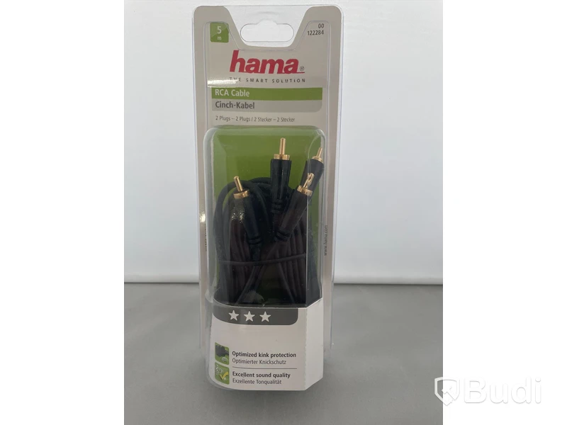 Hama RCA Cabel, 4 st. Ny, Obruten förpackning