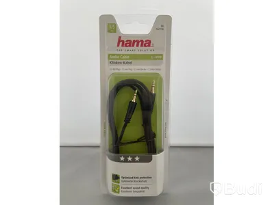 Hama Audio Cable 3,5mm Jack Plug, 6st. Ny, Obruten förpackning