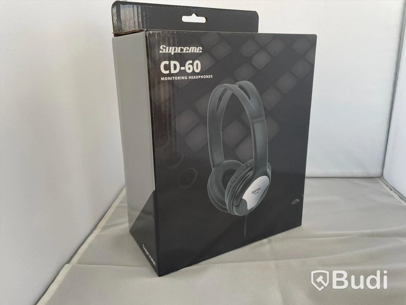 Supreme CD-60 Monitoring Headphones, 2 st. Ny, Obruten förpackning.