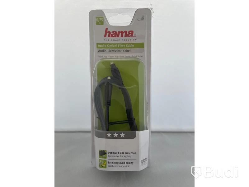 Hama Audio Optical Cabel - Toslink 5st. Ny Obruten förpackning