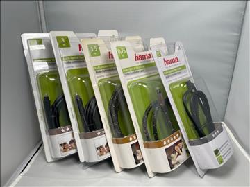 Hama Audio Optical Cabel - Toslink 5st. Ny Obruten förpackning 