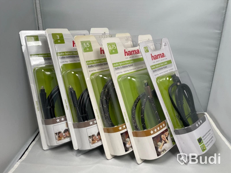 Hama Audio Optical Cabel - Toslink 5st. Ny Obruten förpackning