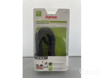 Hama Audio Optical Cabel - Toslink 4st, 5m. Ny Obruten förpackning