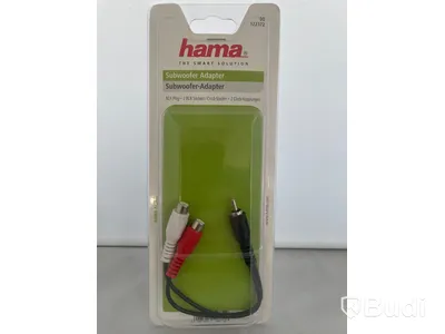 Hama Audio Adaptrar, 8st. Ny Obruten förpackning