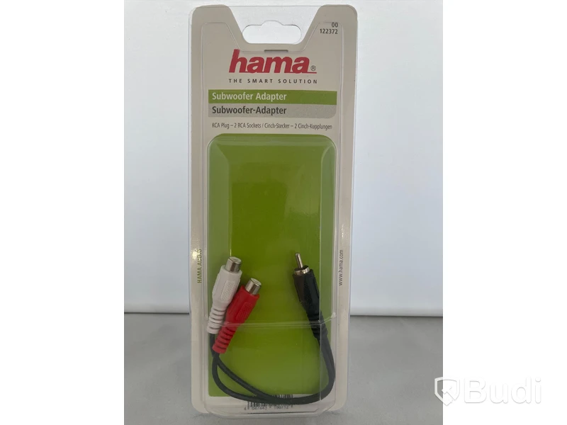 Hama Audio Adaptrar, 8st. Ny Obruten förpackning