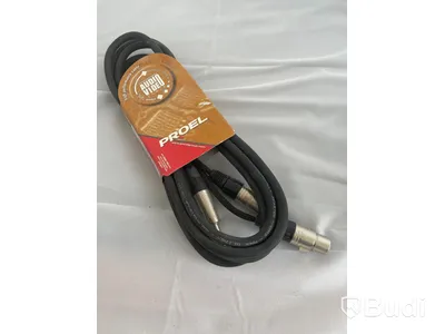 Proel Audio 3 m Telekabel till XLR hane och hona. Ny