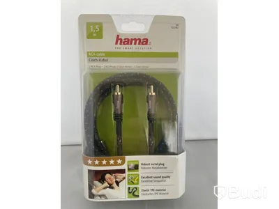 Hama RCA Cabel, 6st. Ny, Obruten förpackning