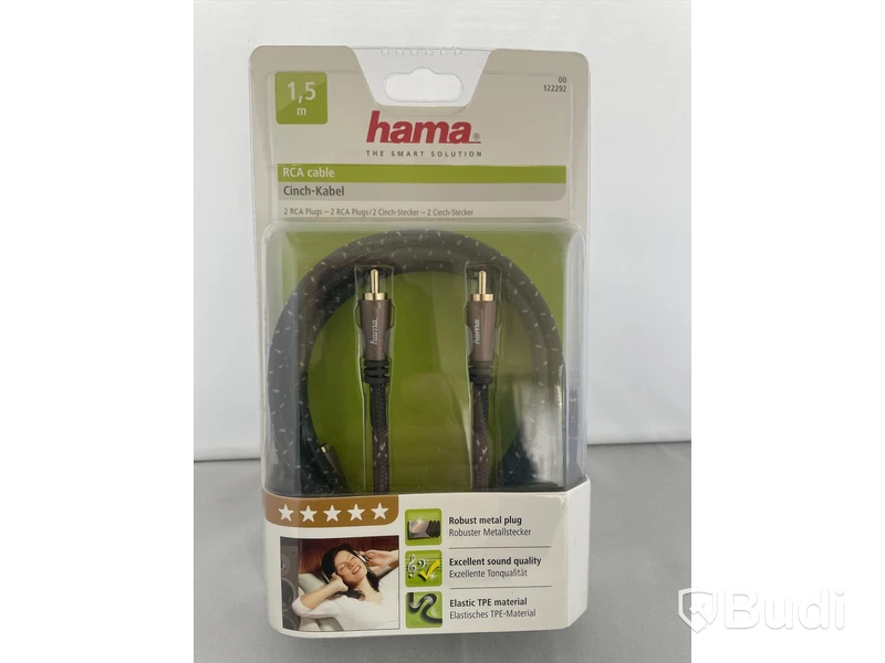 Hama RCA Cabel, 6st. Ny, Obruten förpackning