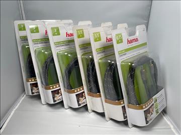Hama RCA Cabel, 6st. Ny, Obruten förpackning