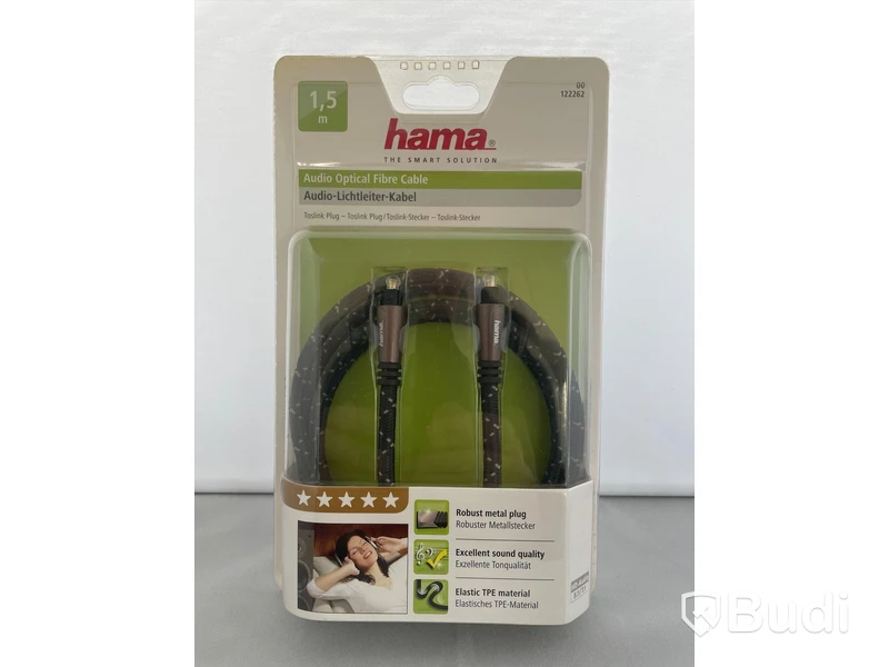 Hama Audio Cable, 3,5mm Jack Plug, 5st Ny, Obruten förpackning