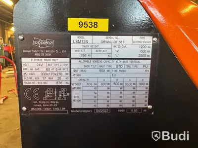 Ledstaplare Doosan LSM12N