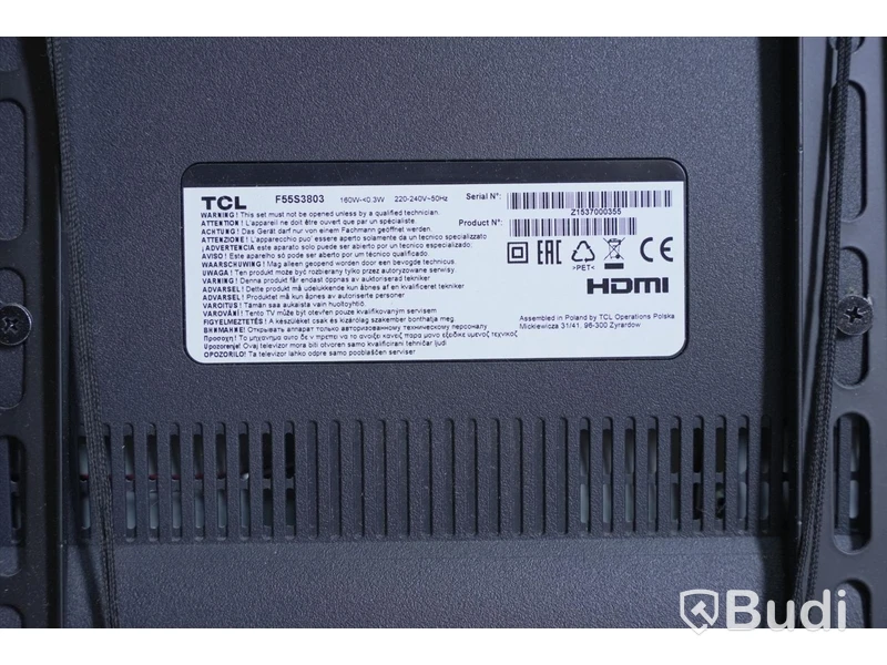 LED TV, TCL 55 tum Modell: F55S3803