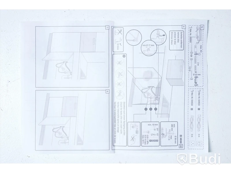 Diskmaskin SIEMENS 50 cm bred 55 cm hög