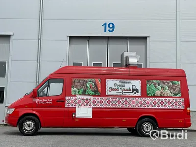 Foodtruck Mercedes-benz 312D | Nylackerad | Startklar