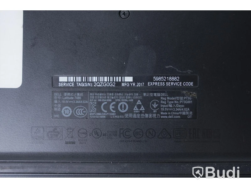 Dell Latitude 7480, Inget operativsystem, laddare ingår ej