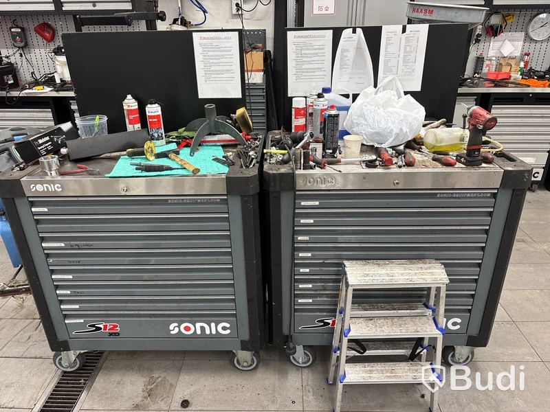 2 st Verktygsvagnar Sonic