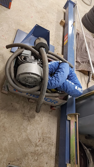 Vacuumlyft med svängpelarkran Tawi VM120