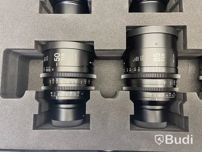 7 st. Kameraobjektiv med skyddsväska, Sigma för Sony E-mount