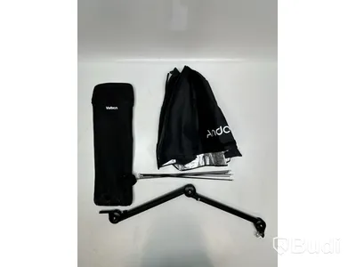 Softbox med stativ och väska