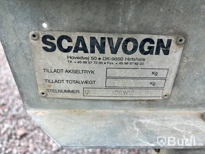 Rastvagn Scanvogn SC1783 / 4 pers