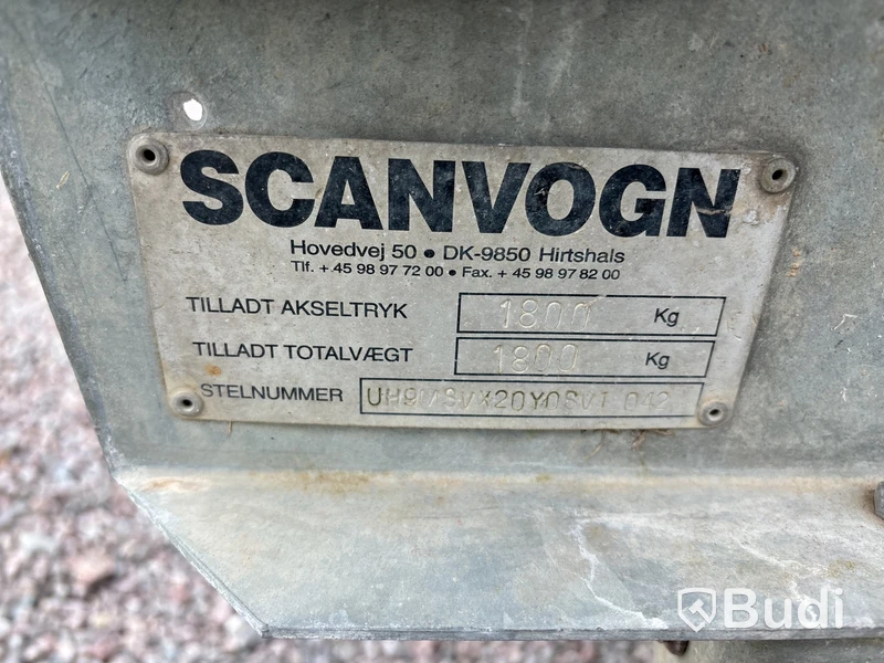Rastvagn Scanvogn SC1783 / 4 pers