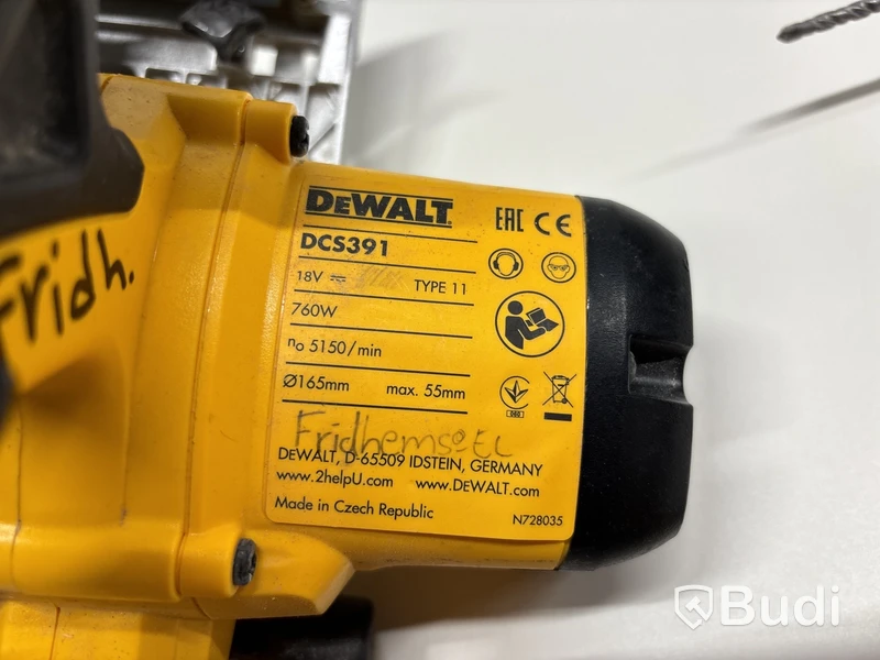 6 st elhandmaskiner Dewalt