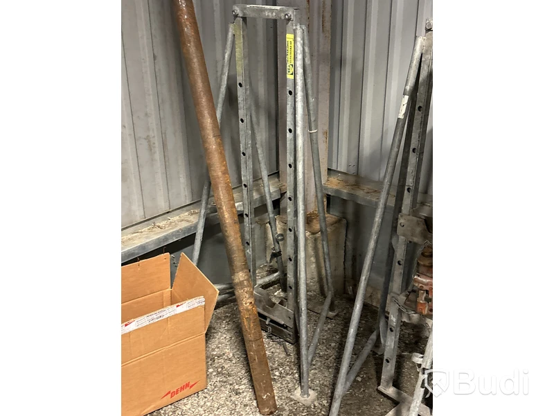 Kabelbock med hydrauliska domkrafter