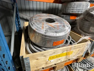 Stort parti elkabel, flexrör & kabelstegar m.m