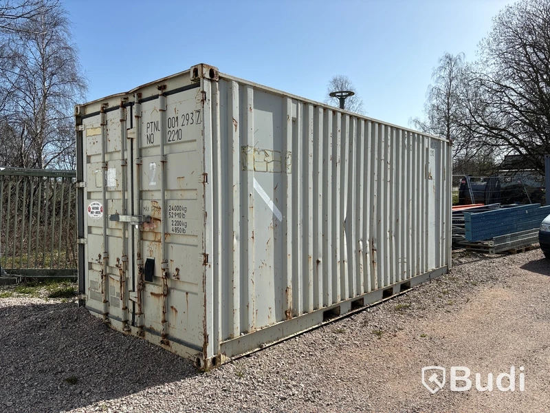 20 fots container inklusive innehåll