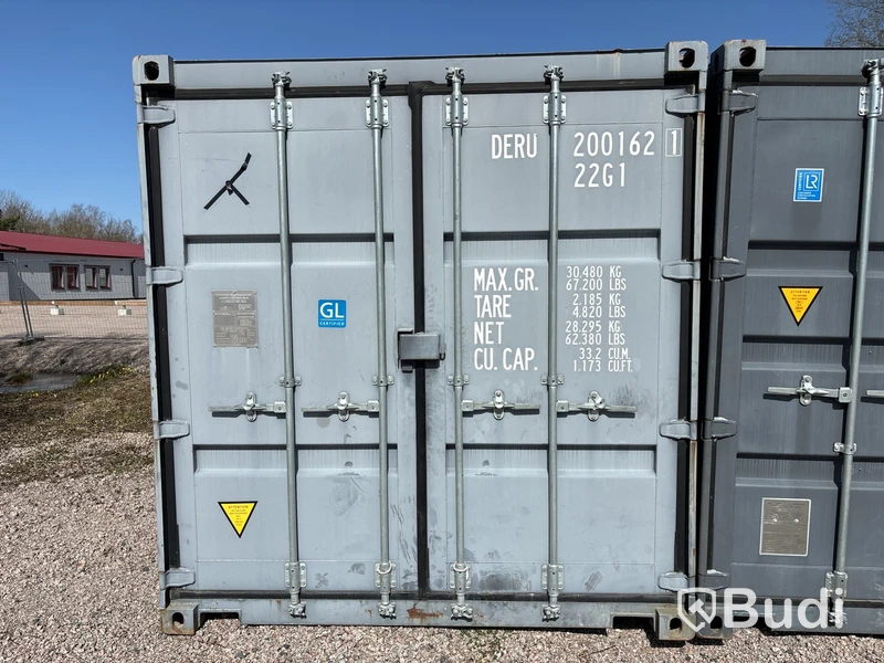 20 fots isolerad container