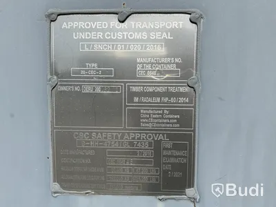 20 fots isolerad container