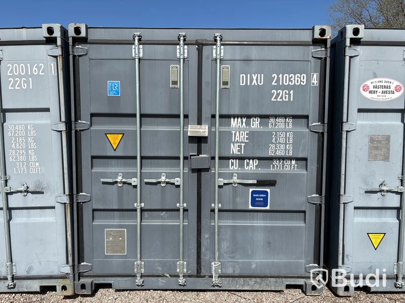 20 fots isolerad container