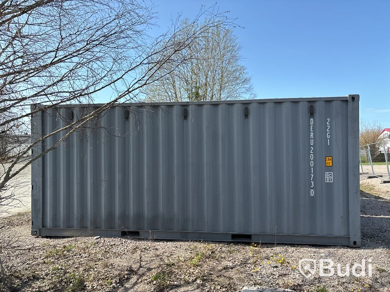 20 fots isolerad container inklusive innehåll