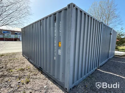 20 fots isolerad container inklusive innehåll