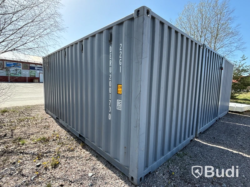 20 fots isolerad container inklusive innehåll