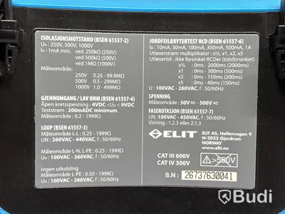 Installationstestare Elit EuroMaster E3