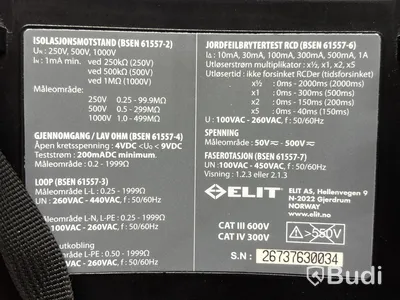 Installationstestare Elit EuroMaster E3