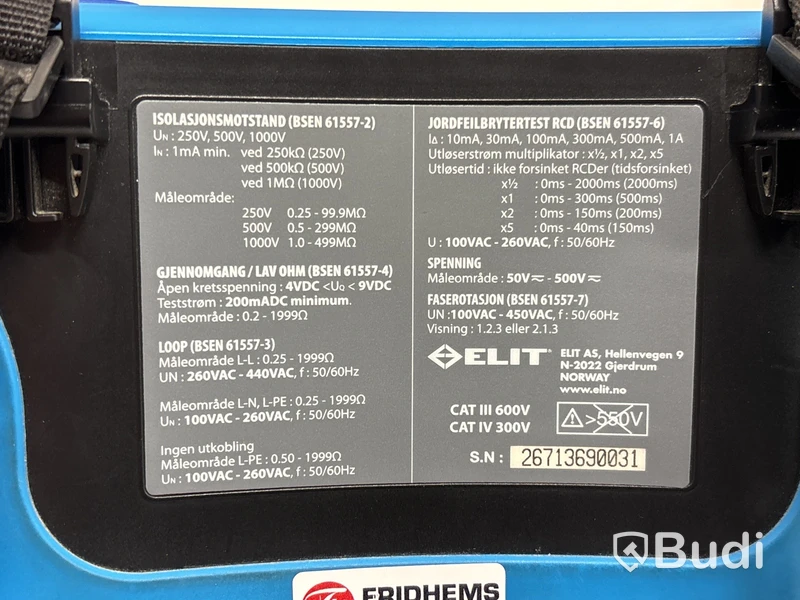 Installationstestare Elit EuroMaster E3