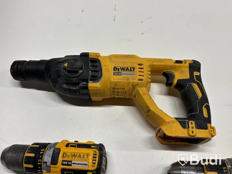 7 st elhandmaskiner Dewalt