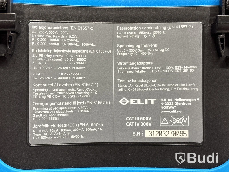 Installationstestare Elit EuroMaster AutoEv