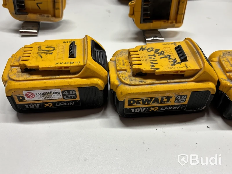 7 st elhandmaskiner Dewalt