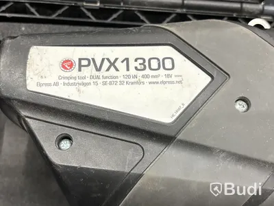 Batteridrivet pressverktyg Elpress PVX1300 med tillbehörslåda