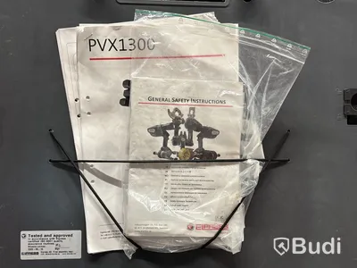 Batteridrivet pressverktyg Elpress PVX1300 med tillbehörslåda