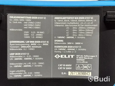 Installationstestare Elit EuroMaster AutoEv