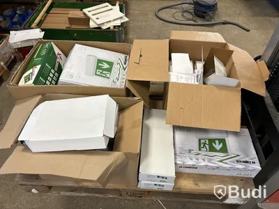 Parti blandat elmaterial - 12 pallar