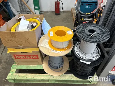 Parti kabel & blandat elmaterial - 12 pallar