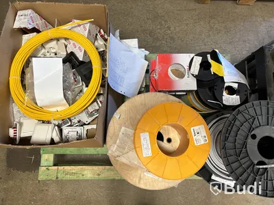 Parti kabel & blandat elmaterial - 12 pallar